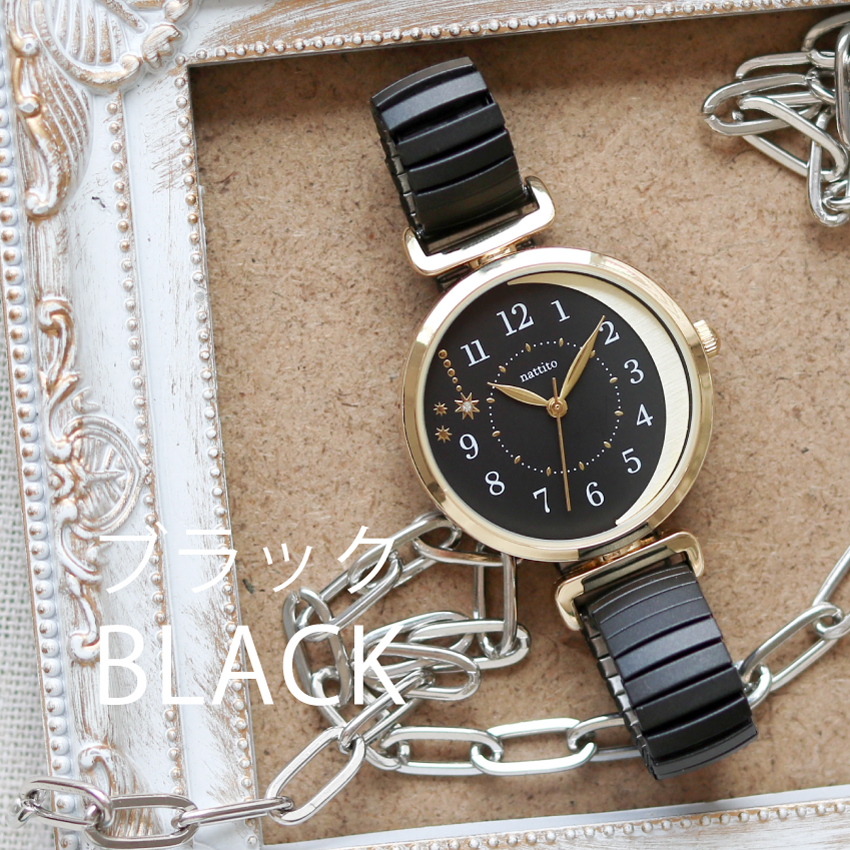 腕時計 レディース ジャバラ ピクシス  三日月 月 マットカラー みやすい かわいい カジュアル 高見え 高級感 プチプラ 通勤 通学 フィールドワーク 一年保証 | field work | 04