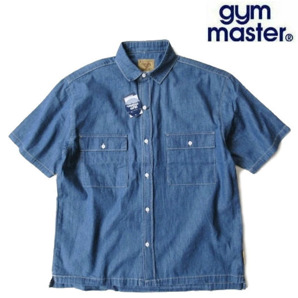 gym master デニムシャツ Sサイズ 青系 楽天市場】gym master（ジムマスター） 10oz ストレッチ デニム