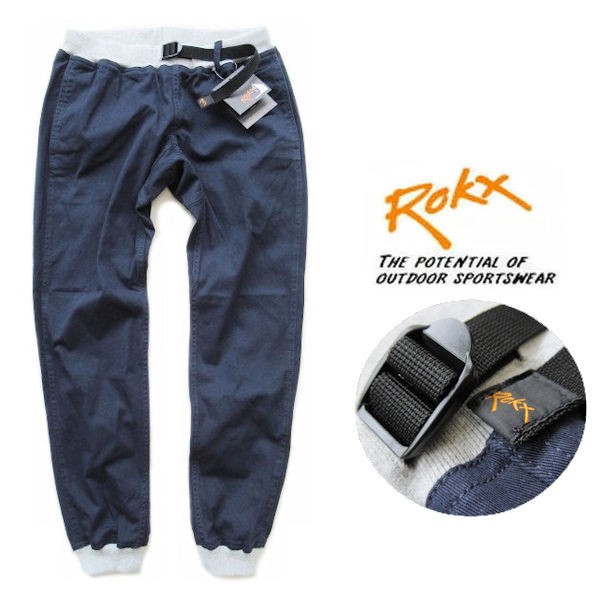 ROKX /ロックス【エムジーウッドパンツ】MG WOOD PANT リブ 