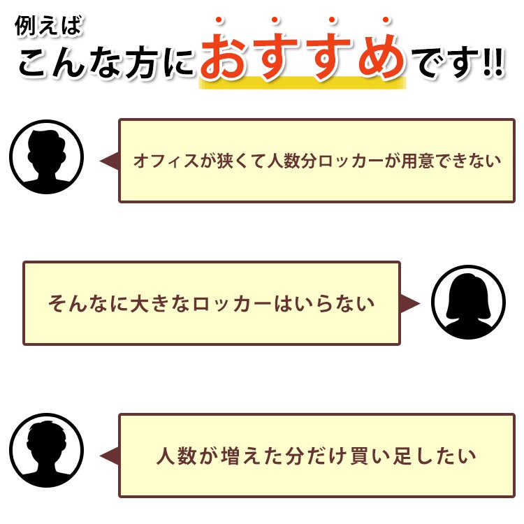 省スペースロッカー