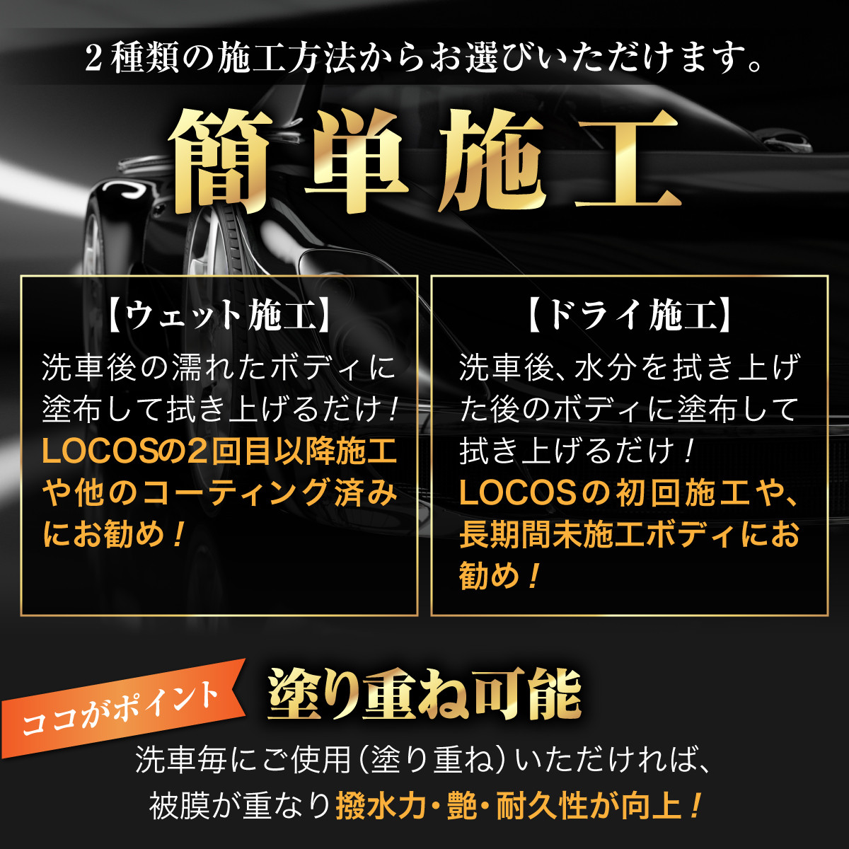 LOCOS ガラス系コーティング剤 ガラスコーティング剤 コーティング剤