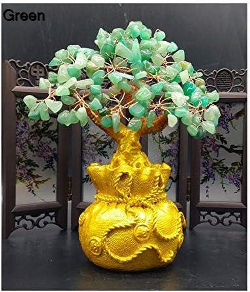 シトリンツリー 風水 像盆栽Feng Shuiツリー富と善の幸運のための木の店の店の装飾のための幸運のための木の幸運な木｜figurina｜09