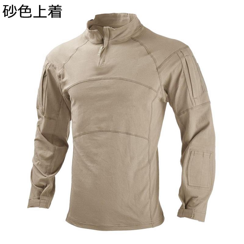 戦闘服 タクティカルパンツ ミリタリー 長袖 tシャツ メンズ BDU 上下 セット サバゲー 作業着 ハニカム迷彩 ストレッチ 通気速乾_9