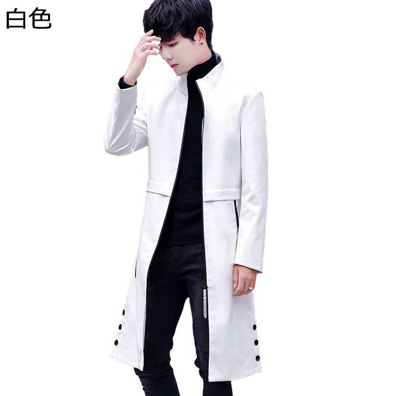 革ジャン レンチコート ロングコート メンズ ライダースジャケット