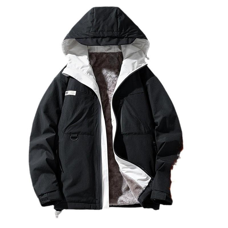 M-8XL 撥水ジャケット メンズ 大きいサイズ 冬服 アウトドアウェア
