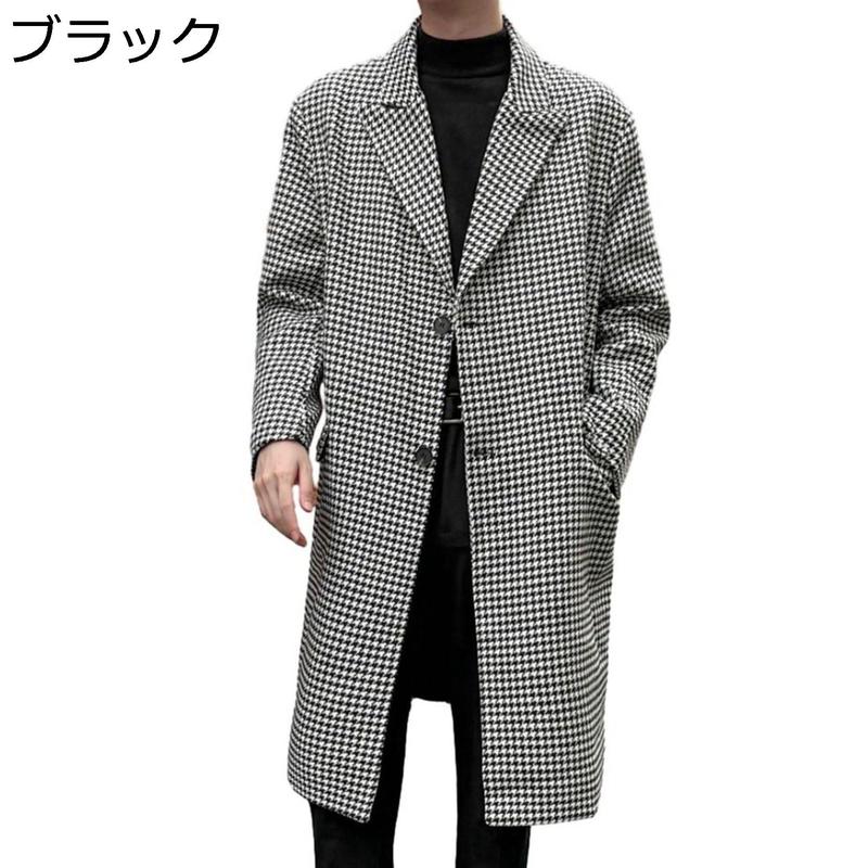 レディース 美品 ラスリック チェスターコート チェック柄 アシメ 