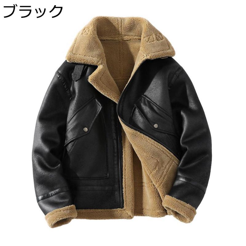 レザージャケット ムートンジャケット メンズ ムートン B3 ジャケット