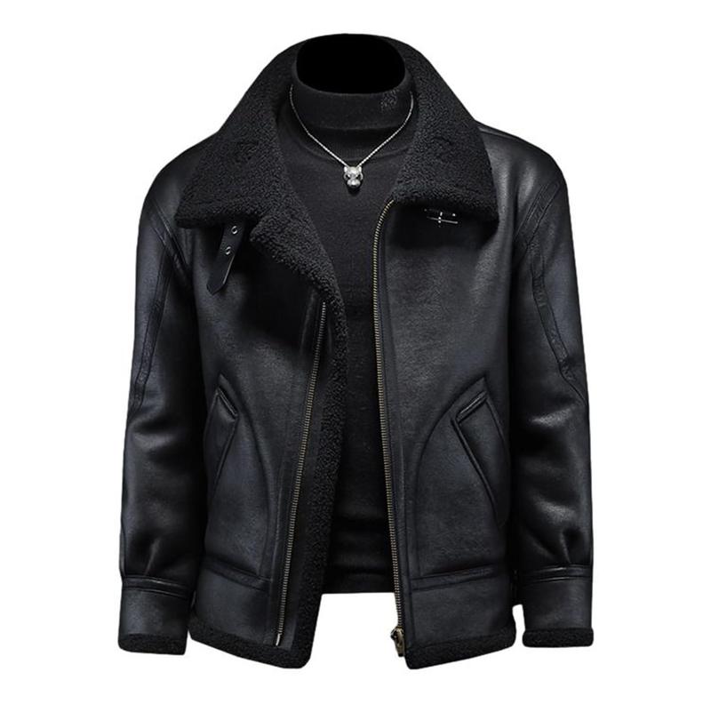 ボアジャケット メンズ ムートンジャケット スエード B3フライト