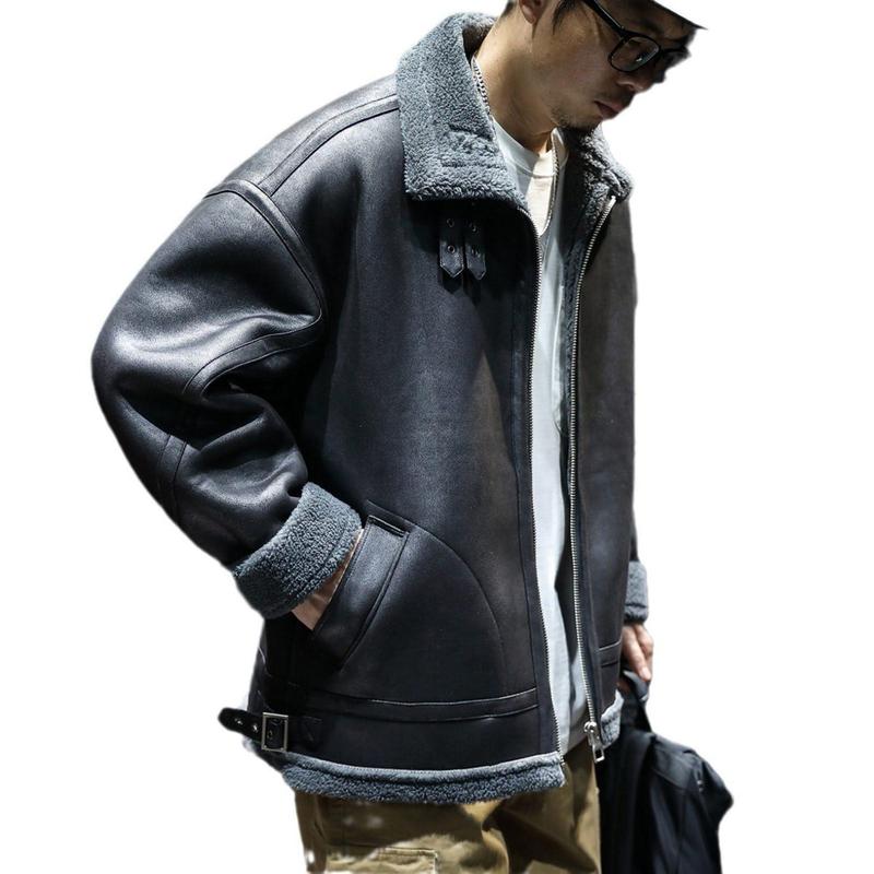 定価25万 アストラット リアルムートン ノーカラーライダースジャケット 黒 M 本物 ムートンジャケット メンズ ブラック 黒 ライダースジャケット