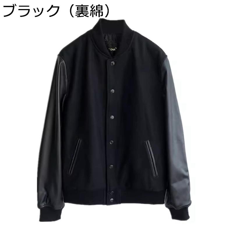 美品 メンズ 革ジャン スタジャン レザージャケット 牛革 本革 S-3XL SALE! 本革 ジャケット スタジャン スタジアム ジャンパー 高級品 防寒