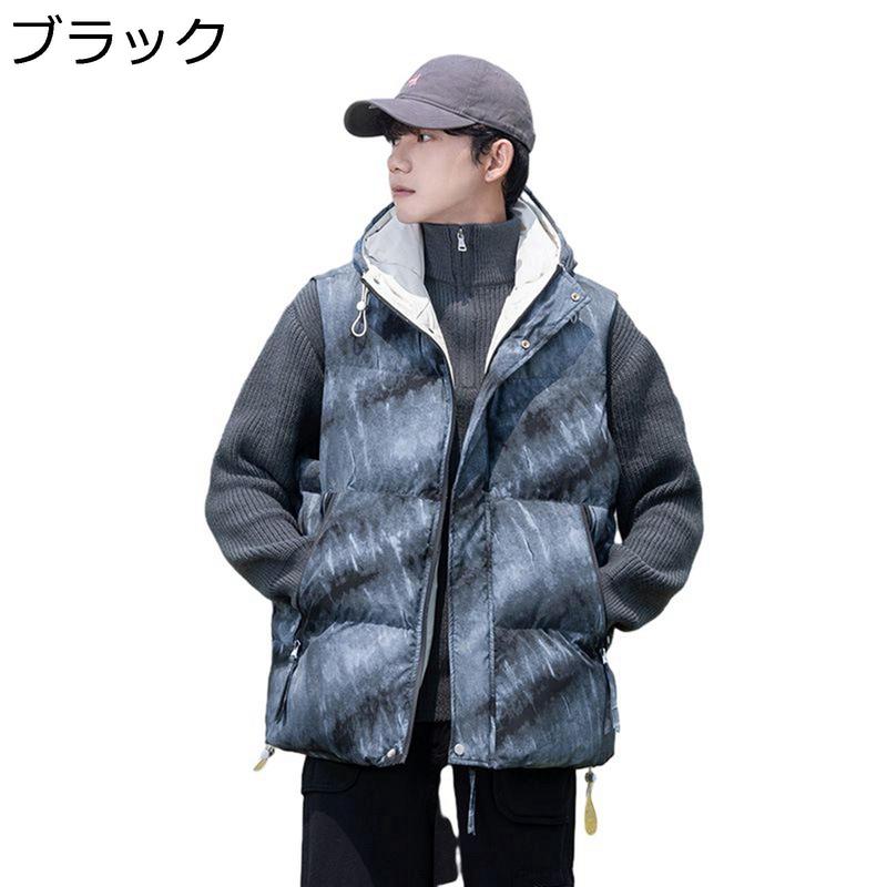 ダウンベスト 冬服 迷彩柄 M-8XL ウィンターベスト メンズ レディース