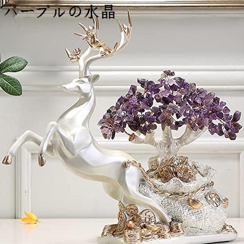 招財樹 金 なる木 黄水晶 シトリン 風水置物 インテリア 金運祈願 開運 商売繁盛祈願 パワーストーン お礼 新年 贈り物