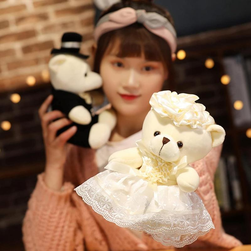 テディベア 結婚式 ウェディングベア ぬいぐるみ 昼寝クッション