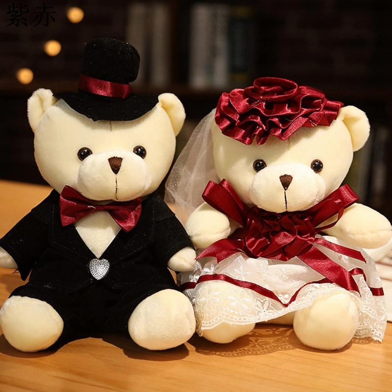 テディベア 結婚式 ウェディングベア ぬいぐるみ 昼寝クッション