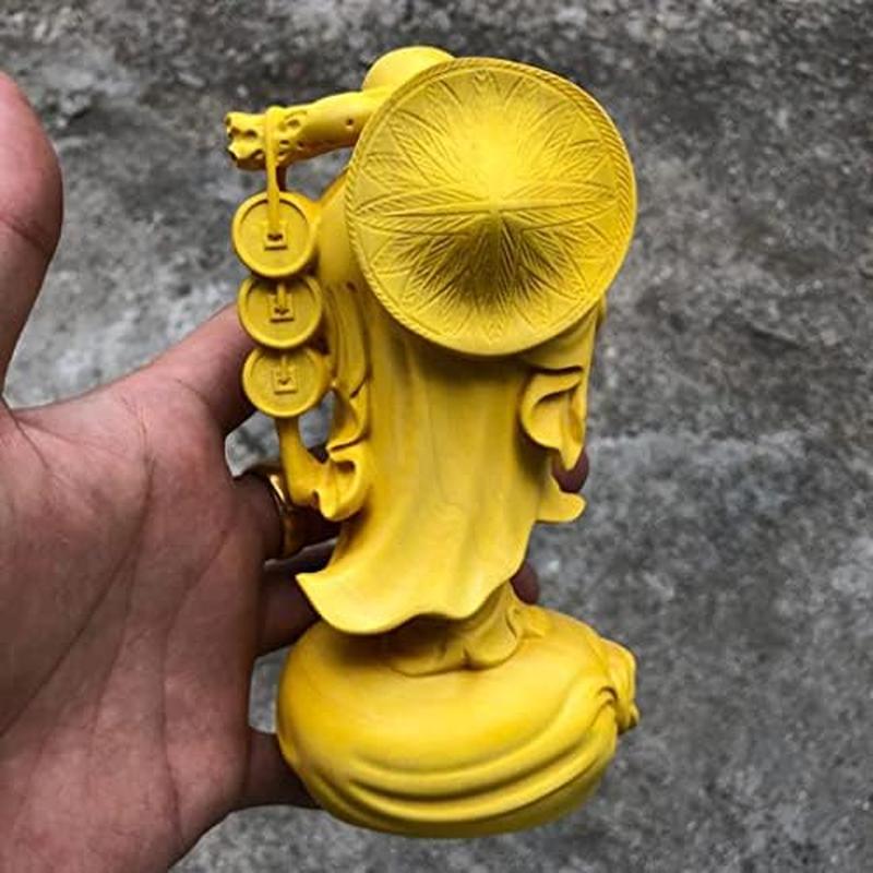 仏像 布袋様 木彫り 木製彫刻 七福神 布袋 様 布袋さま置物 風水 開運