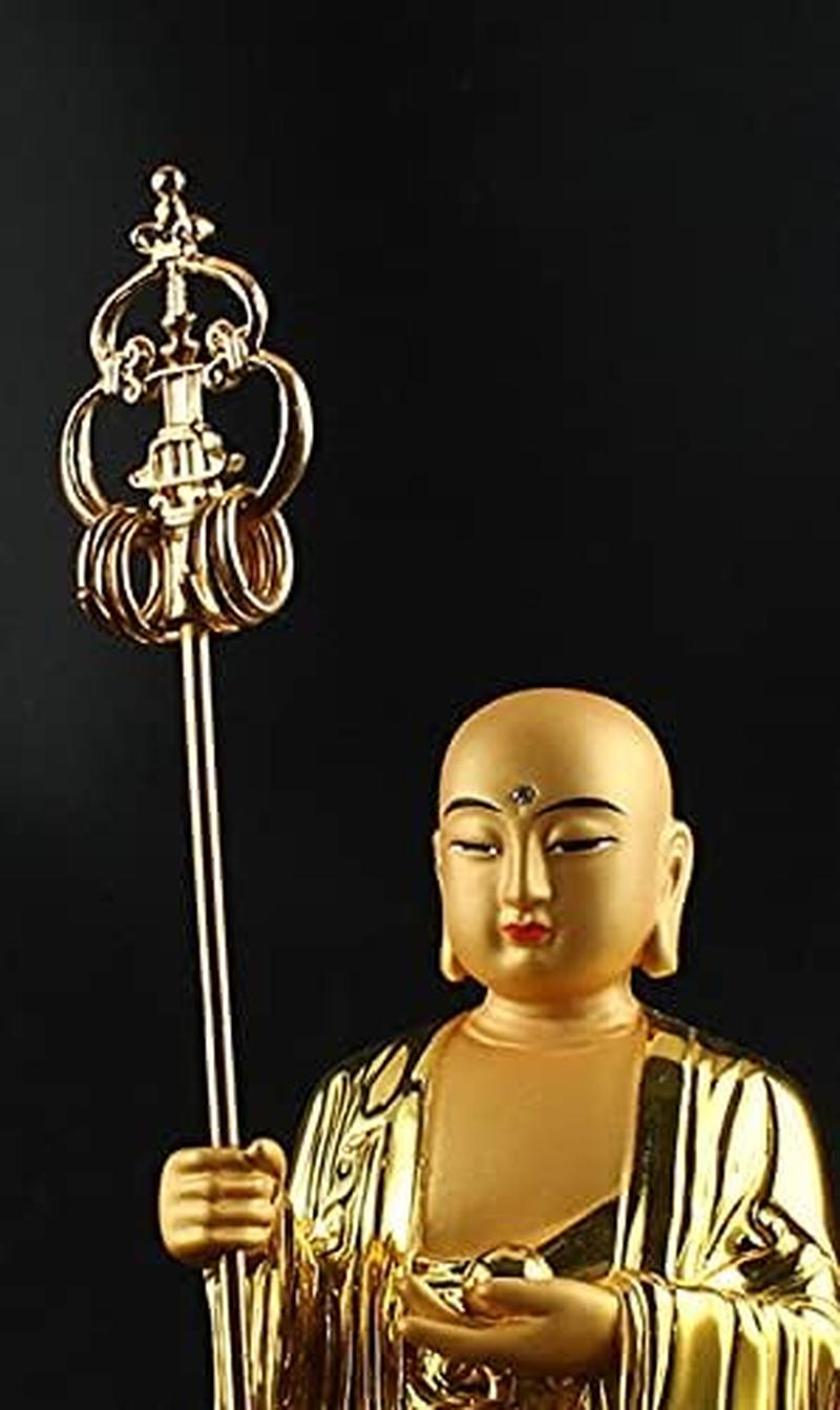 【特価・新品】 地蔵菩薩　柘植　総高さ約16㎝ 　仏像　地蔵 Amazon.co.jp: 地蔵菩薩 柘植 総高さ約18㎝ 仏像 地蔵 : ホーム