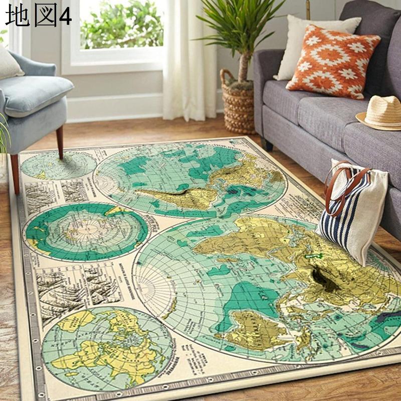 世界地図 インテリア（カーペット、ラグ、マット） | 家具、インテリア