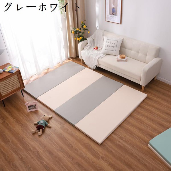 プレイマット ベビー 子どもプレイマット 折り畳み式 ベビープレーマット 衝撃緩和 滑り止め 防水 ベビーマット 子供のゲームパッド 安全 |  | 01