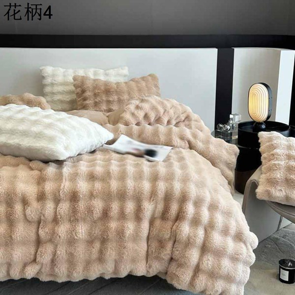 敷布団カバー 布団カバー フランネル 掛け布団カバー シングル ダブル あったか ふわふわ もこもこ 防寒 220*240a*4 あったか_4