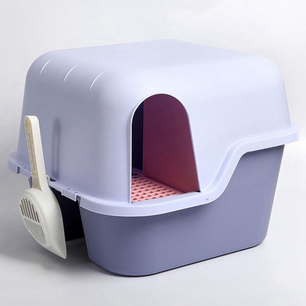 猫用トイレ本体 大型 ドーム型 フルカバー 猫トイレ 白色 Sサイズ cjpetp04293z7jvewe-1.jpg