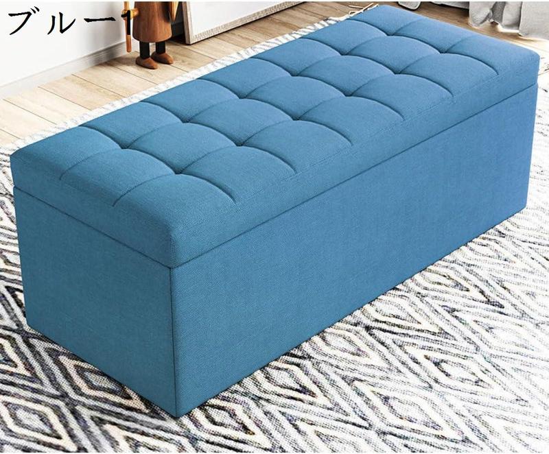 収納 ベンチソファー スツール ブラック ベンチ 40*40*40cm