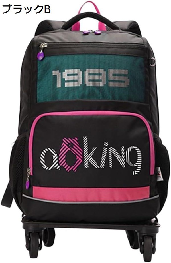 リュックキャリー 3way キャスターバッグ 16L キャリーバッグ 小型 2~3泊対応 4輪 撥水加工 トロリーバッグ メンズ 旅行の画像