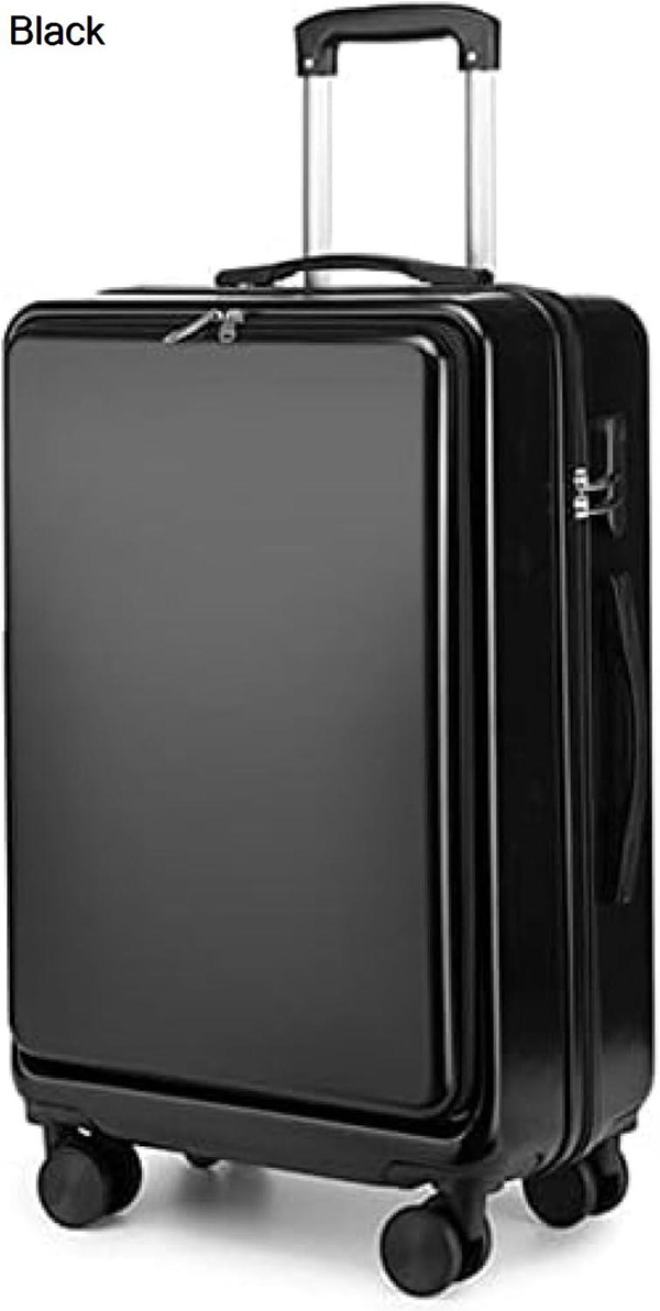 スーツケース キャリーバッグ キャリーケース フロントオープン型 コロコロバック 国内旅行 suitcase 機内持込1〜3泊 超軽量の画像