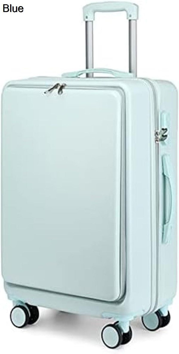 スーツケース キャリーバッグ キャリーケース フロントオープン型 コロコロバック 国内旅行 suitcase 機内持込1〜3泊 超軽量の画像