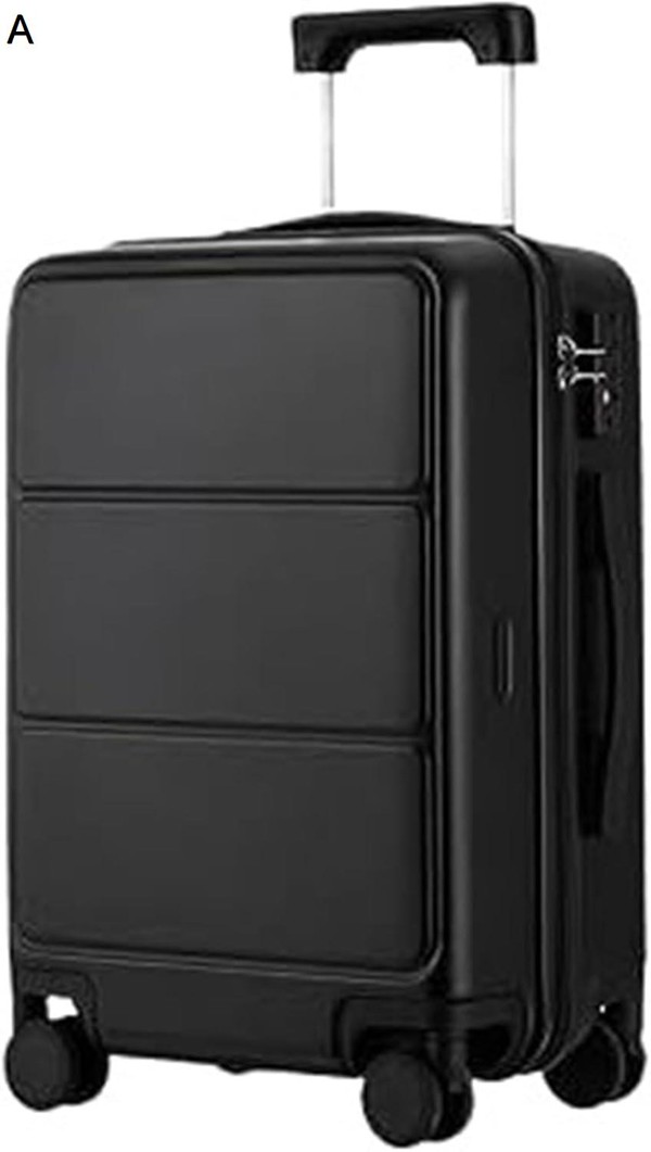 キャリーバッグ スーツケース スピナーホイール付きの機内持ち込み手荷物ロック付きの飛行機内に持ち込める荷物 キャリーケース 受託手荷物 :_1
