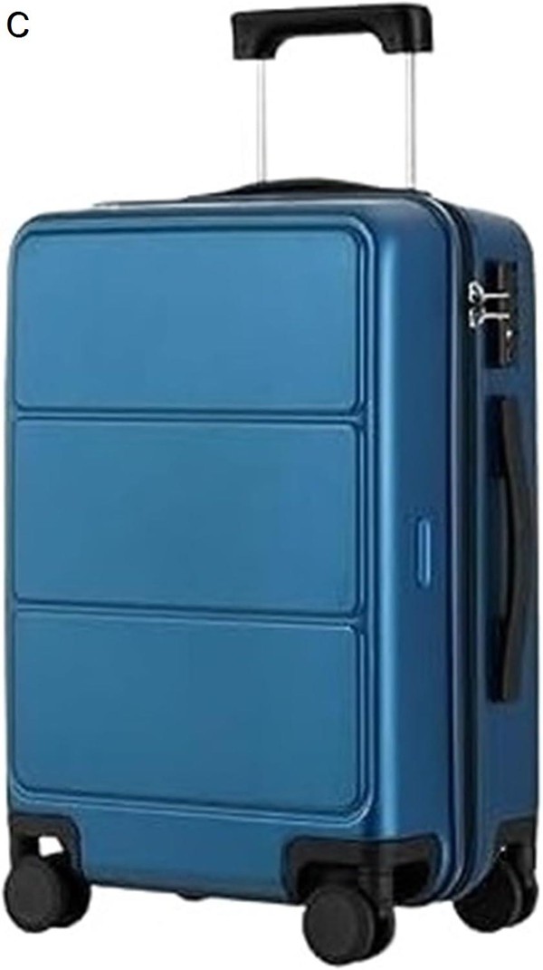 キャリーバッグ スーツケース スピナーホイール付きの機内持ち込み手荷物ロック付きの飛行機内に持ち込める荷物 キャリーケース 受託手荷物 :_3