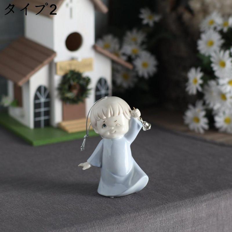 人形　天使　陶器　オブジェ　置物　インテリア　工芸品　美術品　A1010 楽天市場】天使 置物 陶器の通販