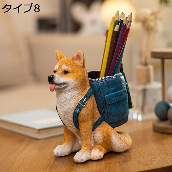 カスタムボールペン ペンビーズ 動物 フィギュア 置物 【1個/100yen】 ペン立て ペンスタンド 動物 F 鉛筆たて ペンホルダー 卓上スタンド