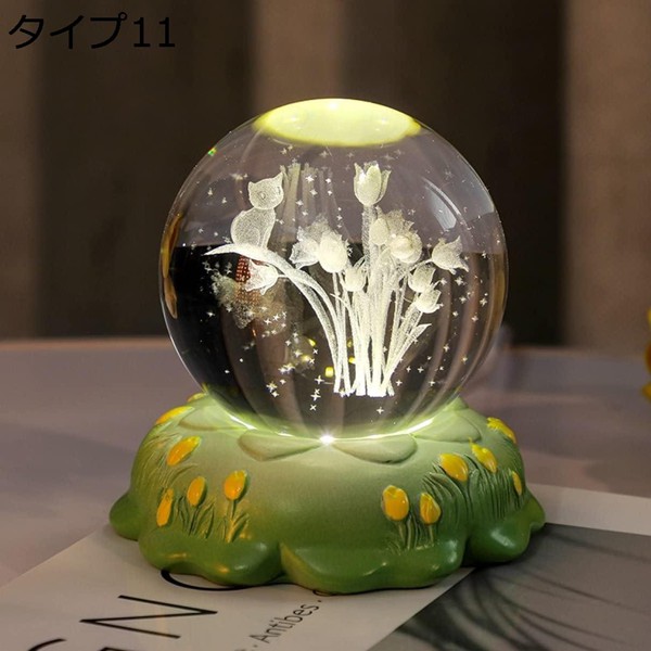 3Dアート 置き物 プレゼント 女性 おしゃれ タイプ14 月のランプ