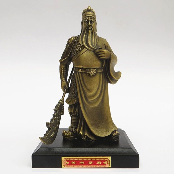 三国志 関羽 置物 ブロンズ像 銅像 仏像関羽 フィギュア コレクション