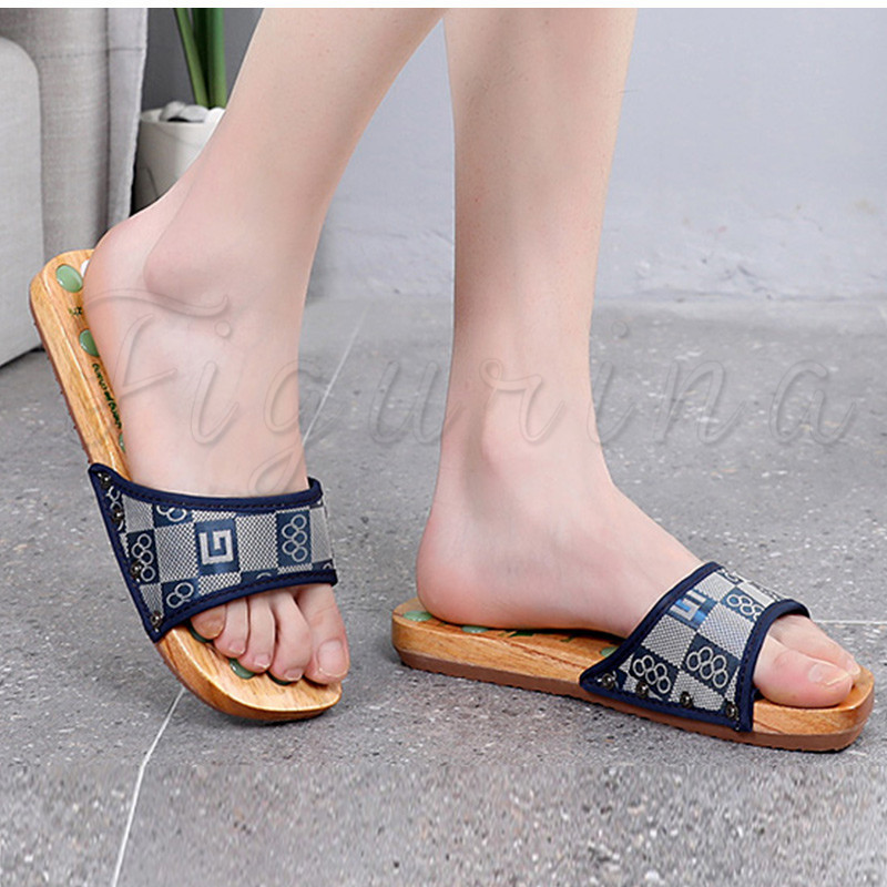 675円 有名な高級ブランド 足つぼ健康サンダル メンズ レディース スリッパ マッサージ 下駄 ペアルック
