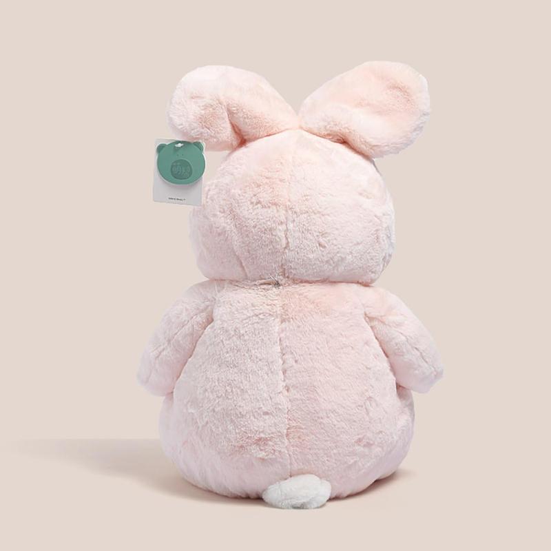 ピンクうさぎ ぬいぐるみ 縫い包み 40cm 55cm 太い兎 ウサギ もこもこ