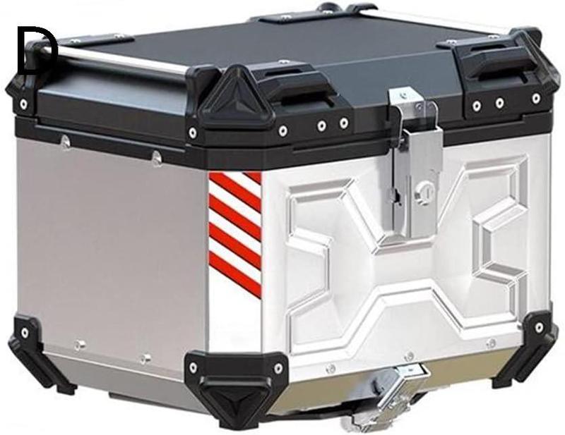 45L 50L アルミ製 リアボックス バイク用 トップケース 汎用 バック 