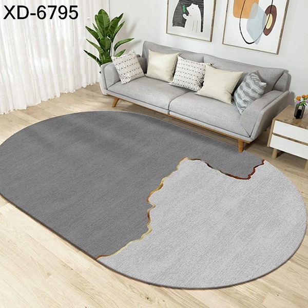 ラグ 楕円形 ラグマット カーペット 150X200 不規則 ラグカーペット 