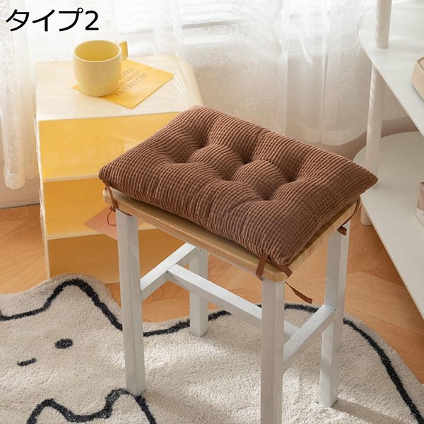 クッション 厚手 正方形 40CMx40CM 無地 フロアクッション 洗える 40x40 座布団 洗濯機OK オフィスチェアクッション 畳 |  | 02