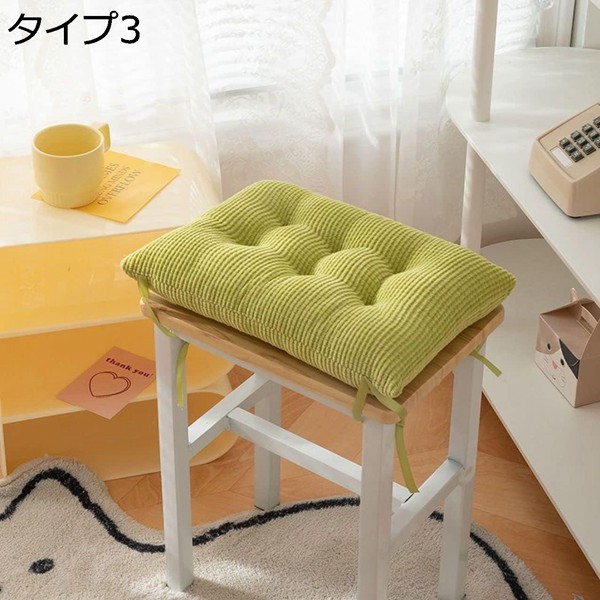 クッション 厚手 正方形 40CMx40CM 無地 フロアクッション 洗える 40x40 座布団 洗濯機OK オフィスチェアクッション 畳 |  | 03