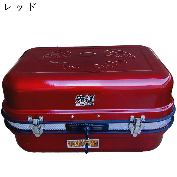 リアボックス トップケース バイク用 汎用 耐スクラッチ性 防水防塵 簡単脱着 取り付け部品付き 大容量 頑丈 フルフェイス対応 防犯対策