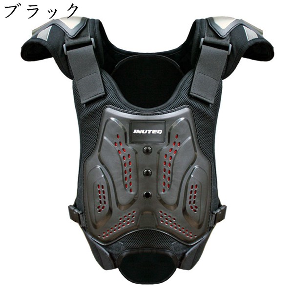 プロテクター 胸部プロテクター 上半身防護 バイクウェア メンズ セーフティジャケット ケガ防止 通気性 吸汗 調整可能 マジックテープ |  | 01