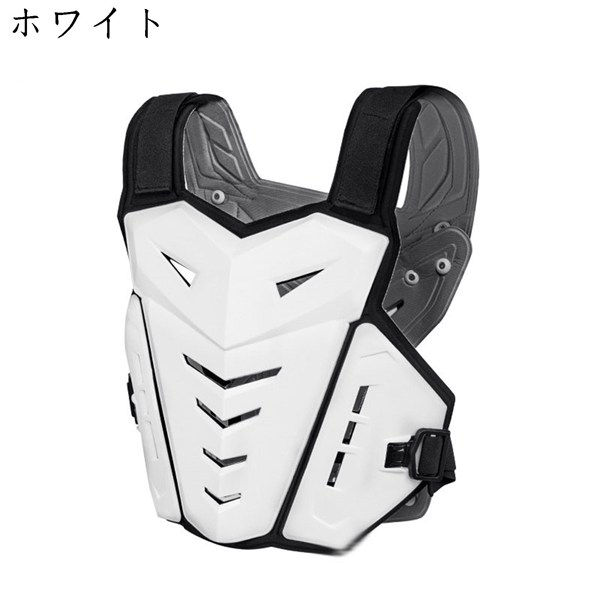 プロテクター 胸部プロテクター 上半身防護 バイクウェア バイク保護ジャケット 転倒防護 通気性 吸汗 袖無し ストラップ付き 調節可能 |  | 01