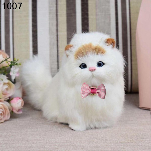 猫 リアル ぬいぐるみ 多機能 しゃべるおもちゃ 置物 背当て かわいい