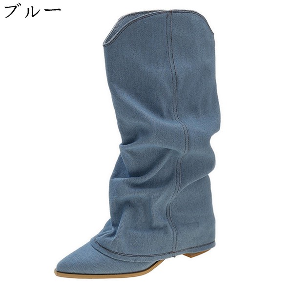 レディース ウエスタンブーツ ジョッキーブーツ 乗馬ブーツ
