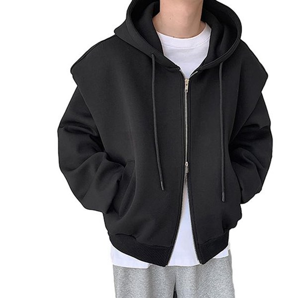 Butter goods 黒 ジップアップパーカー 刺繍 Butter goods 黒 ジップアップパーカー 刺繍