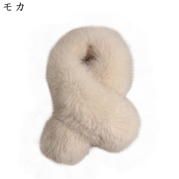 ティペット ファースヌード レディース ラビットファー フォックス 極