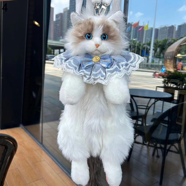 リアル縫い包み ラグドール猫 本物そっくり ネコの形のリュック