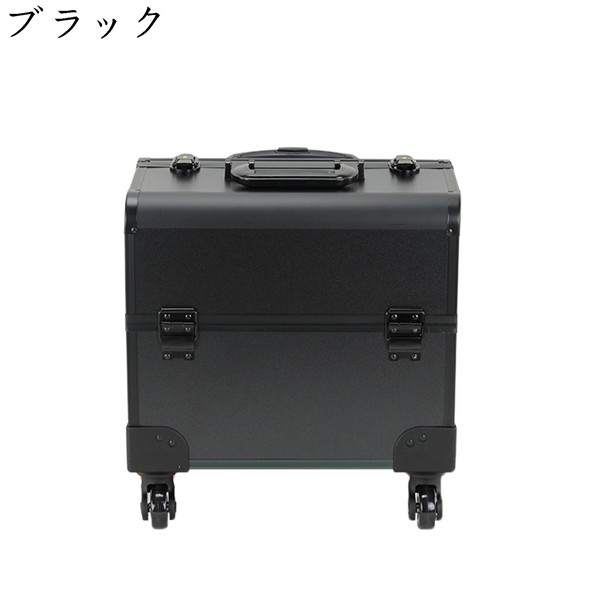 メイクキャリーケース 大容量 化粧ボックス キャスター付き 大型