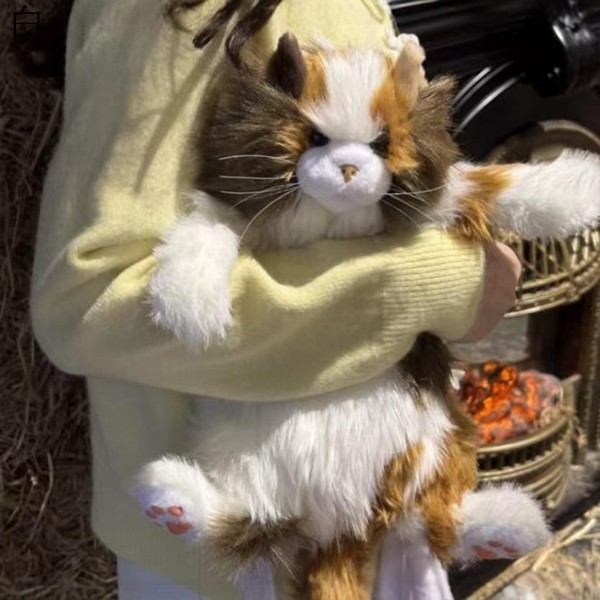 猫ぬいぐるみ 本物そっくり ねこバッグ リアルなネコリュック